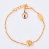 Louis Vuitton, "LV and Me, Letter R" Gold-tone Bracelet with Box