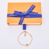 Louis Vuitton, "LV and Me, Letter R" Gold-tone Bracelet with Box - 2