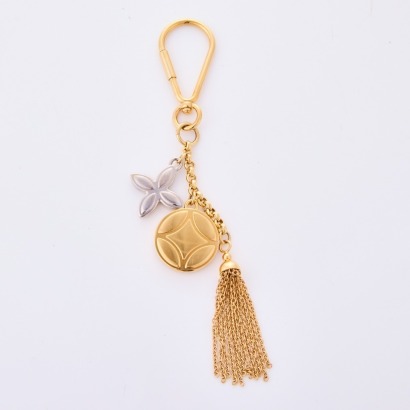 Louis Vuitton, Ice Flower Keychain with Box