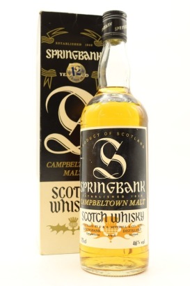 (1) Springbank 12 Year Old Single Malt Scotch Whisky, 46% ABV, 750ml, Circa 1980s (GB)