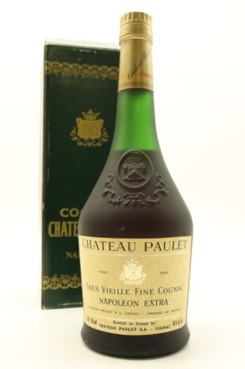 (1) Chateau Paulet Tres Vieille Fine Cognac Napoleon Extra, 40% ABV, 700ml (GB)