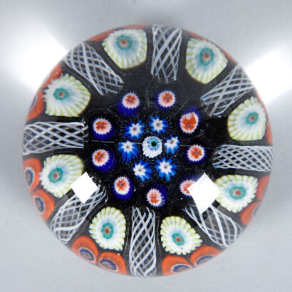 A Baccarat Millefiori Paperweight