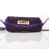 Fendi, Purple Velvet Zucca Embossed Hip Belt Bag - 2