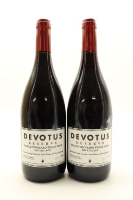 (2) 2014 Devotus Reserve Single Vineyard Pinot Noir, Martinborough [JR16] [BC98]