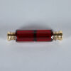 A Victorian Ruby Glass, Double Ended Scent Bottle