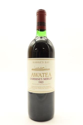 (1) 1985 Te Mata Estate Awatea Cabernets Merlot, Hawke's Bay