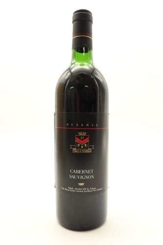 (1) 1987 Villa Maria Reserve Cabernet Sauvignon, Hawke's Bay (US)