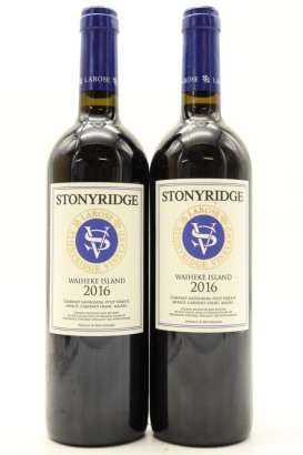 (2) 2016 Stonyridge Vineyard Larose, Waiheke Island