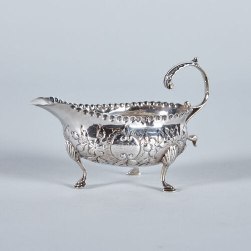 A Victorian Sterling Silver Gravy Jug