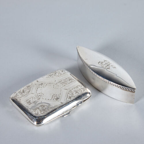 Two Sterling Silver Boxes