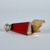 A Victorian Ruby Glass and Silver Vinaigrette - 3