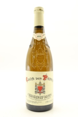 (1) 2015 Paul Avril Clos des Papes Chateauneuf-du-Pape Blanc, Rhone