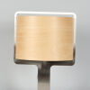 A Contemporary Chrome and Beech Veneer Table Lamp - 2