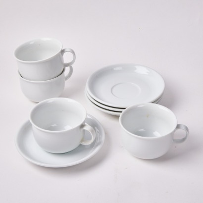 A Set Of Four Thomas Trend Breakfast Cups and Saucers (New) Made in Germany