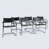 A Set of Six Mart Stam Cantilever Chairs  - 3