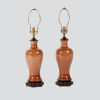 An Exceptional Pair of Urn Ginger Jar Table Lamps 