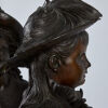 A Pair of French Late-18th Century Bronze Busts - 5