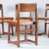 A Rare Set of Six Pierre Jeanneret Chairs; Model PJ-SI-54-A - 10