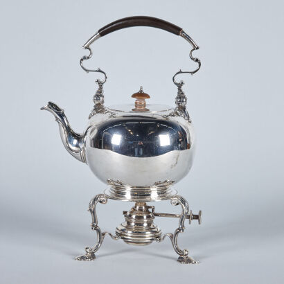 A Sterling Silver Spirit Kettle