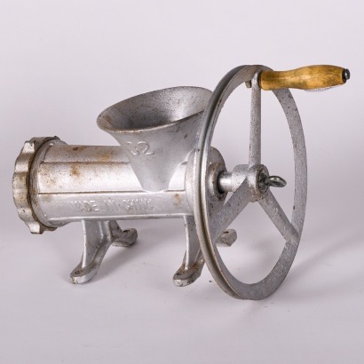 A Commercial Cast Iron Hand Operated Mincer