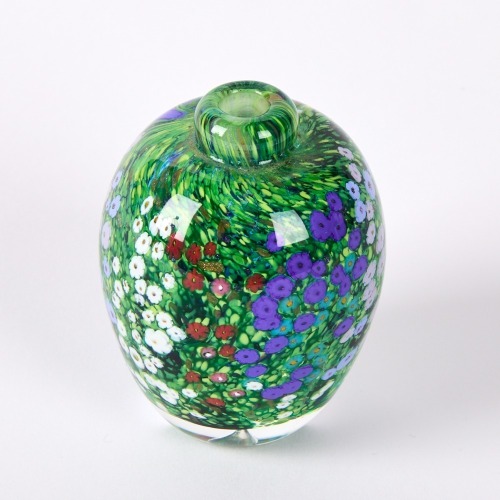 A Peter Raos Art Glass Vase