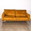 A Mustard Velvet Sofa