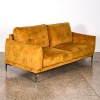 A Mustard Velvet Sofa - 2