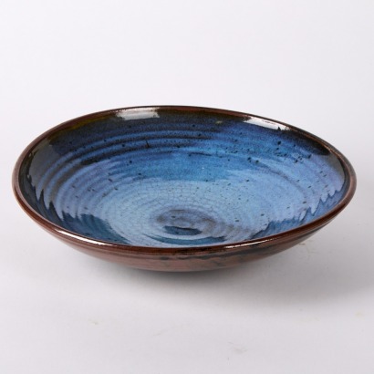 A Studio Pottery Crater Bowl