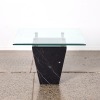 A Post Modern Coffee Table With A Marble Base