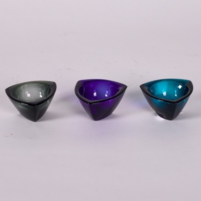 A Three Piece Kaj Franck Votive Holders