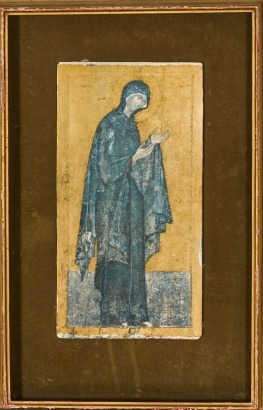 A Framed Print Of The Virgin By Theophanes, The Greek