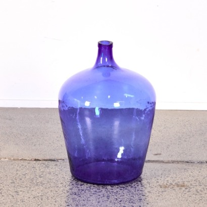 A Large Cobalt Blue Glass Carboy