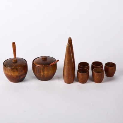 A Teak Wooden Kitchen Set