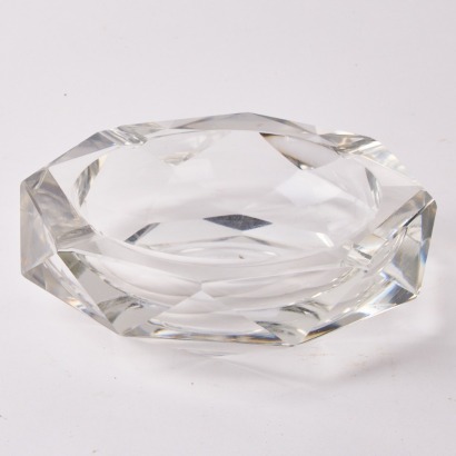 A Large Glass Ashtray