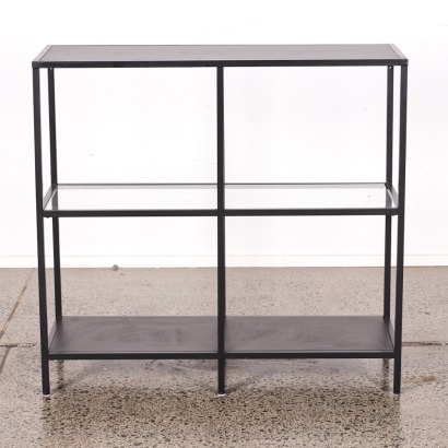 An Industrial Style Display Console in Black