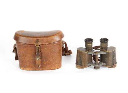 A Pair of Vintage Pre-WWI, Carl Zeiss Binoculars