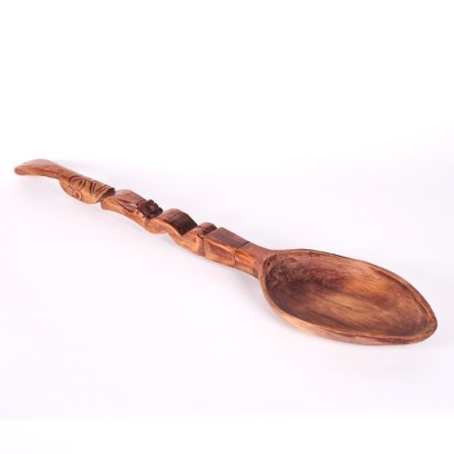 A Decorative Tangaroa Fisherman God Wall Spoon, Cook Islands