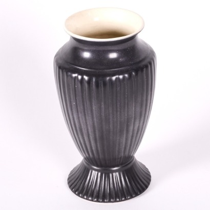 A Rare Black Titian V-201 Vase