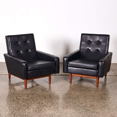 A Pair of Mid-Century Armchairs