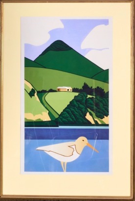 A Robin White Reproduction 'The Oystercatcher' Print