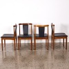 A Set of Four Mahogany Danske Mobler Mid-Century Dining Chairs