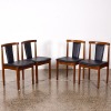 A Set of Four Mahogany Danske Mobler Mid-Century Dining Chairs - 2