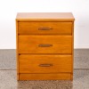 An Art Deco Rimu Chest of Three Drawers