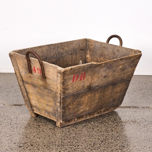 A Champagne Grape Harvesting Crate C.1950s