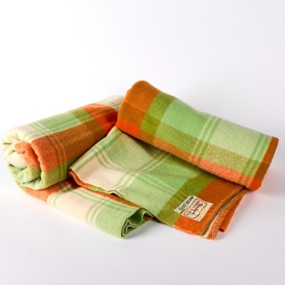 A Pair of Roslyn Coronation Blankets
