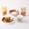 A Six Piece Susie Cooper for Wedgwood Coffee Cups & Saucers Demitasse Set