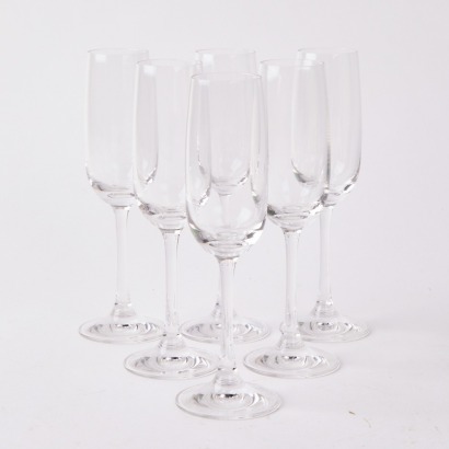 A Set of Six Vintage Nachtmann Liqueur Flutes