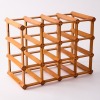 A Hand Crafted Rimu Twelve Bottle Wine Rack