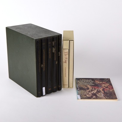 A Collection of Richard Wagner, The Ring Collectables, Including a Boxed Set Edition of Records