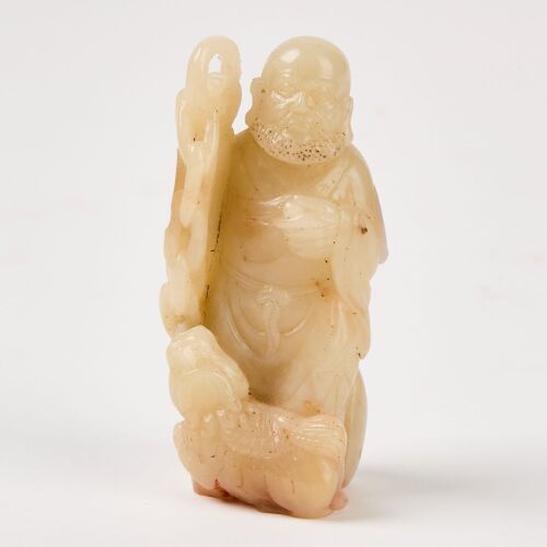 A Chinese Shoushan Soapstone 'Lohan' Seal